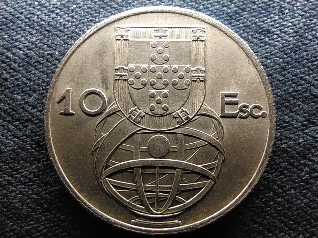 Portugália Második Köztársaság (1926-1974) .680 ezüst 10 Escudo