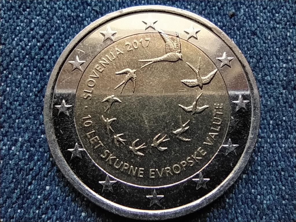 Szlovénia Az euró 10. évfordulója Szlovéniában 2 euro