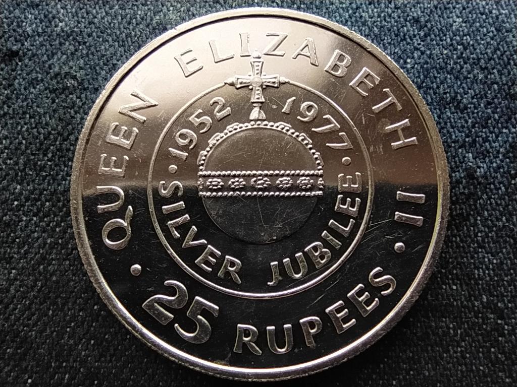 Seychelle-szigetek Ezüst jubileum .925 ezüst 25 rúpia