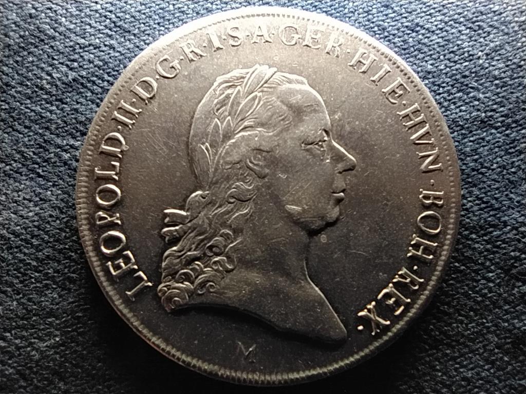 Ausztria II. Lipót (1790-1792) .873 ezüst 1 koronatallér