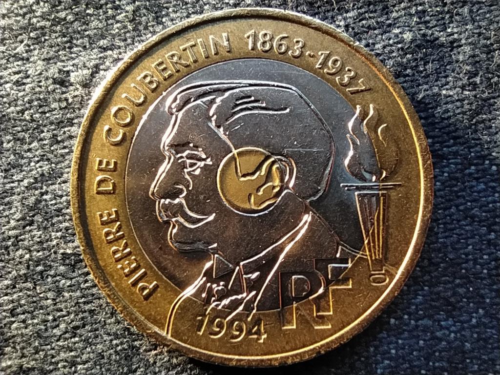 Franciaország Pierre de Coubertin 20 frank