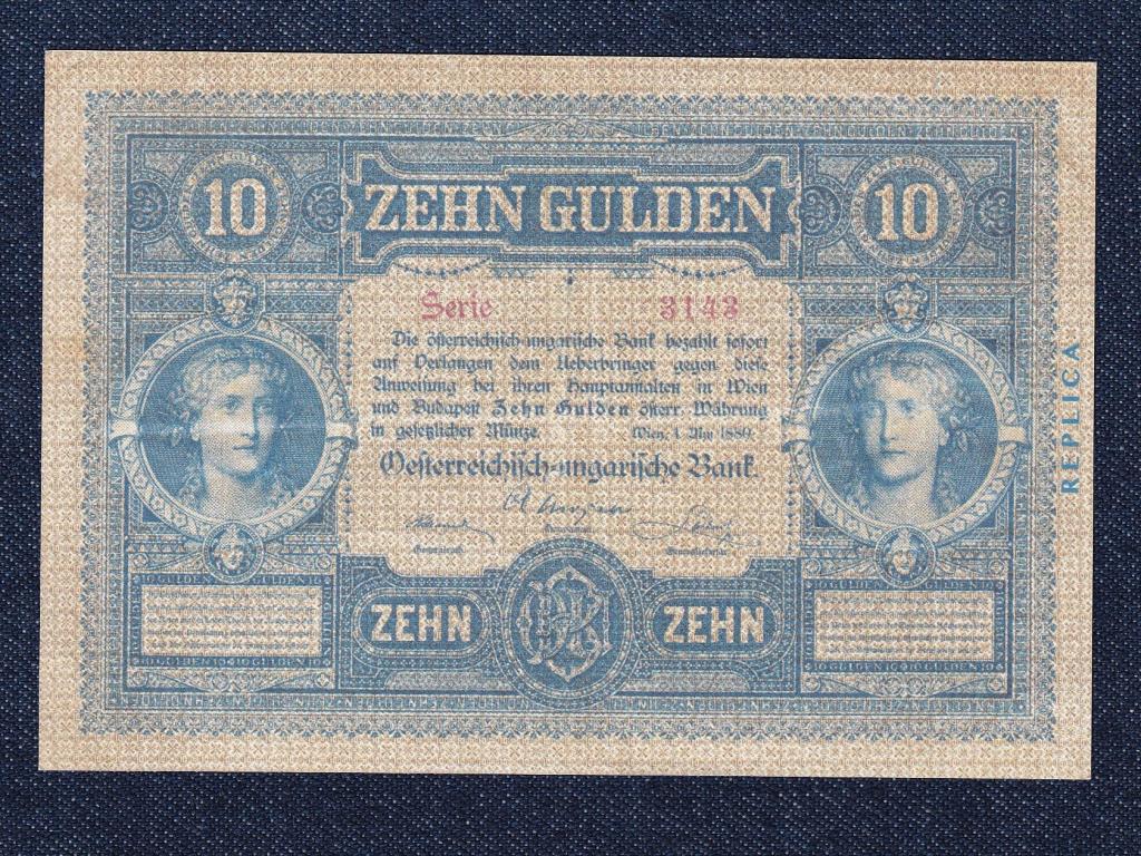 Ausztria 10 Gulden bankjegy