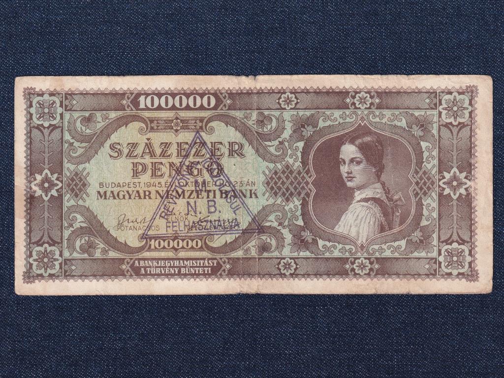 Háború utáni inflációs sorozat (1945-1946) 100000 Pengő bankjegy
