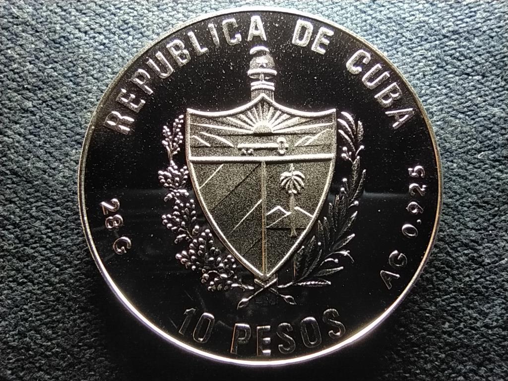 Kuba 25. olimpiai játékok 1992 Barcelona Röplabda.925 ezüst 10 Pezó