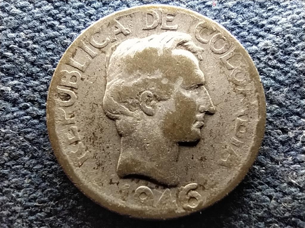 Kolumbia Köztársaság (1886- ) .500 ezüst 10 centavo