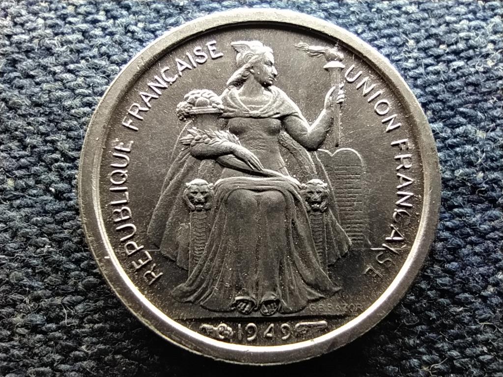 Francia Polinézia Franciaország tengerentúli területe (1946-1957) 50 centimes