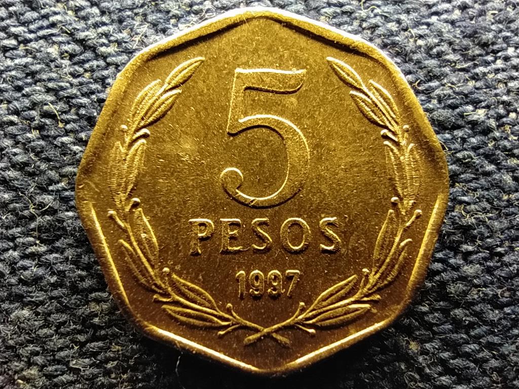 Chile Köztársaság (1818-) 5 peso