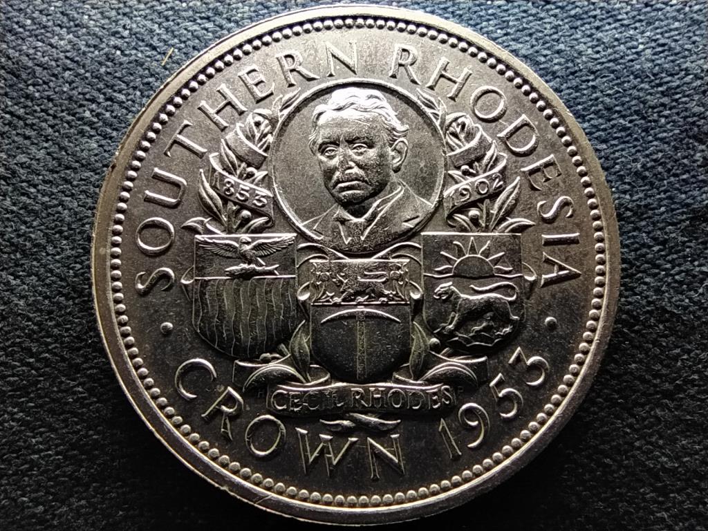 Zimbabwe Cecil Rhodes .500 ezüst 1 korona