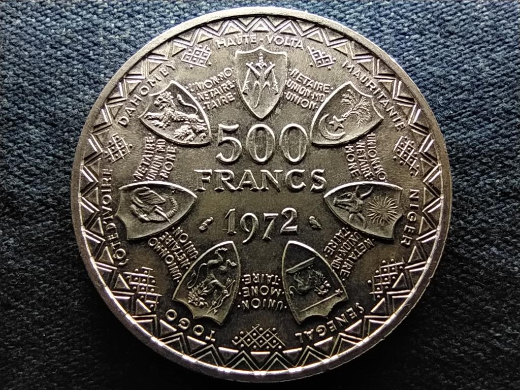 Nyugat-Afrikai Államok Monetáris Unió .900 ezüst 500 Frank