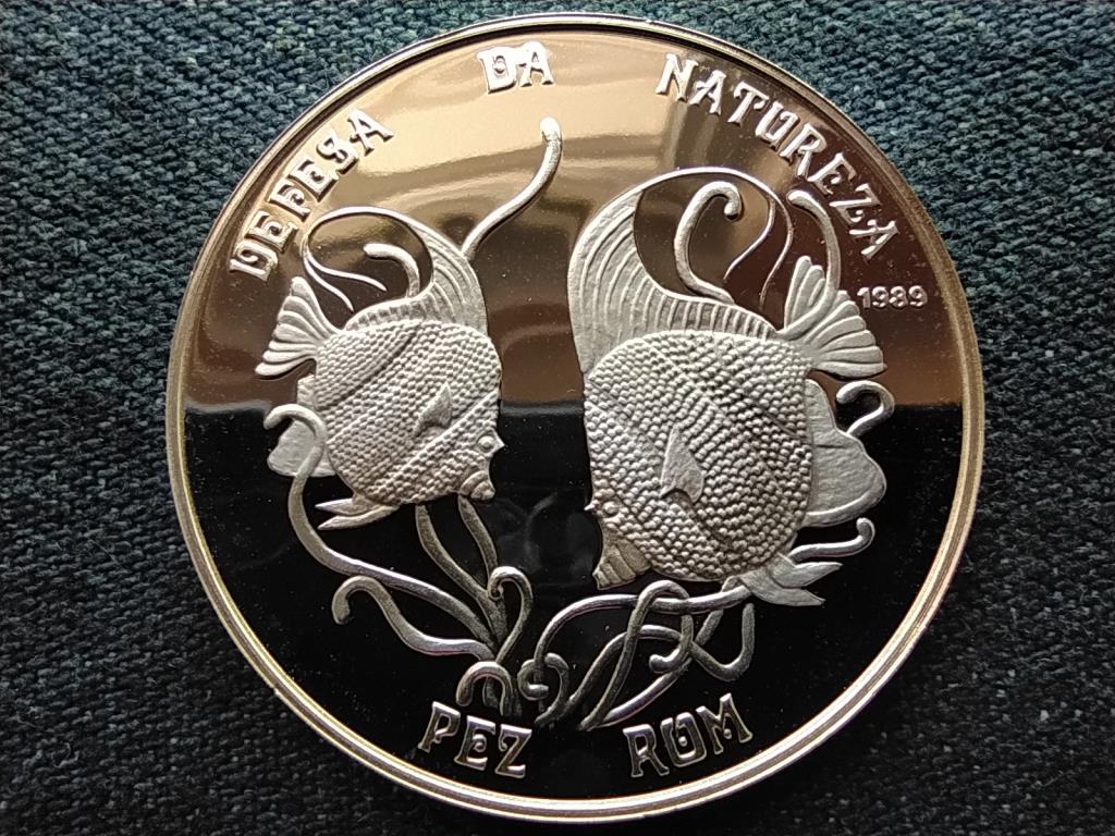 Mozambik Mór bálványhal .999 ezüst 500 metical