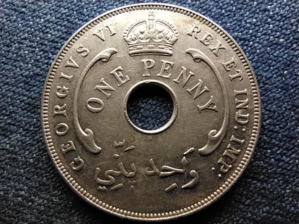 Brit Nyugat-Afrika VI. György (1936-1952) 1 penny