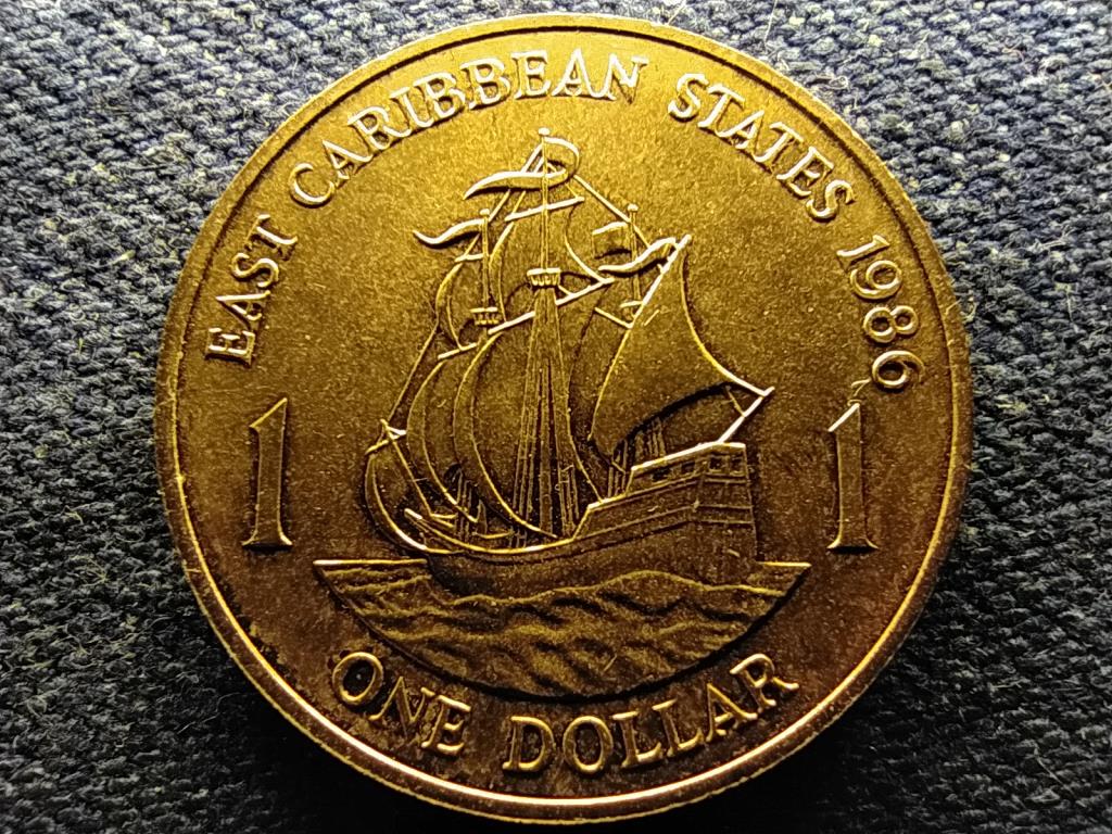 Kelet-karibi Államok Szervezete II. Erzsébet 1 dollár