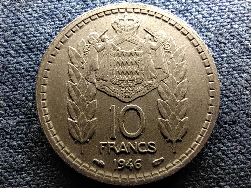 Monaco II. Lajos (1922-1949) 10 frank