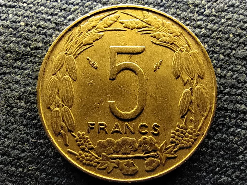 Közép-afrikai Államok 5 frank
