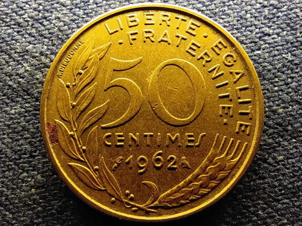 Franciaország Ötötdik Köztársaság (1958- ) 50 Centimes
