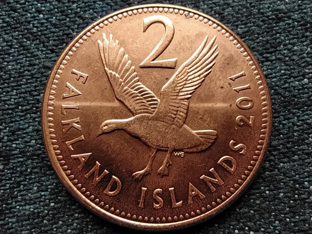 Falkland-szigetek II. Erzsébet (1952-2022) 2 Penny
