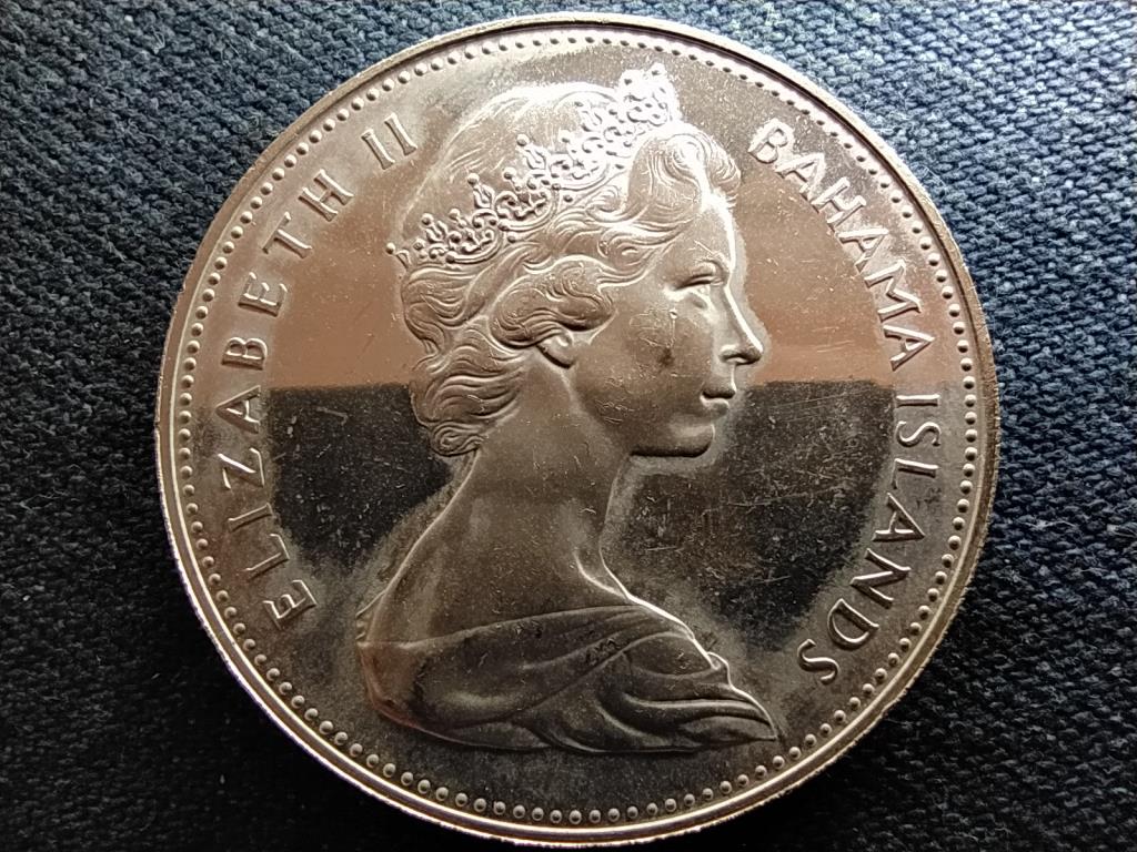 Bahama-szigetek II. Erzsébet (1952-2022) .925 ezüst 2 Dollár