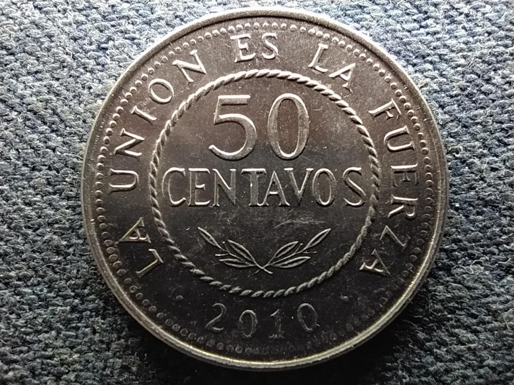 Bolívia Többes állam (2009-0) 50 Centavo