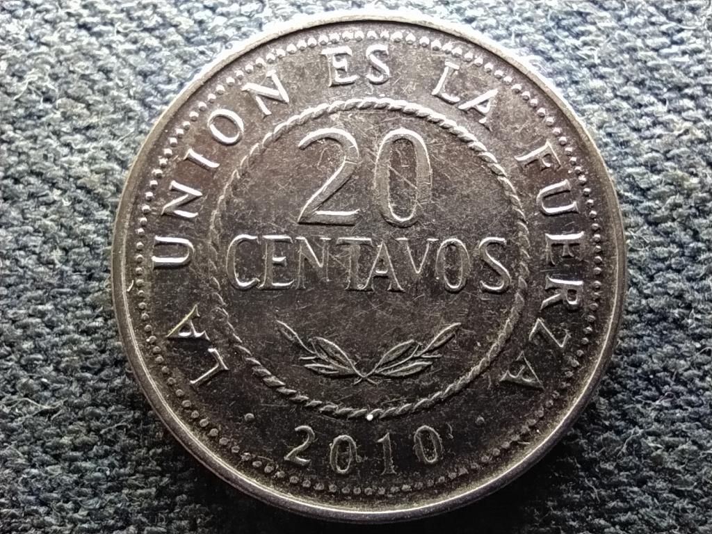 Bolívia Többes állam (2009-0) 20 Centavo