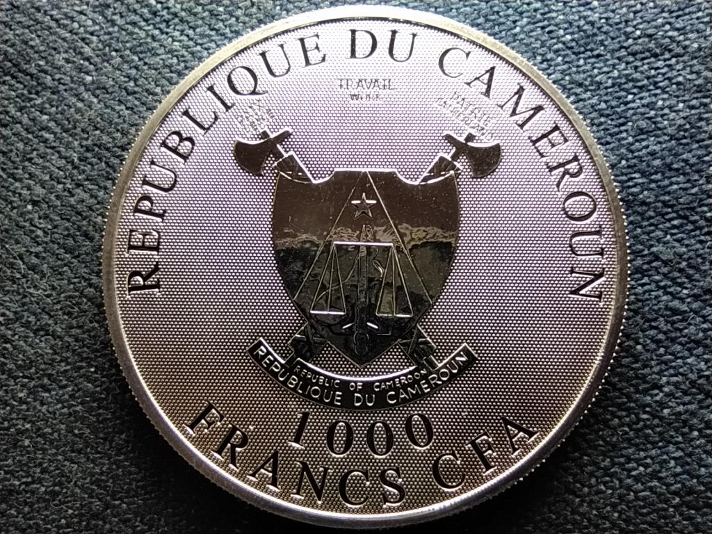 Kamerun Köztársaság (1960- ) .925 ezüst 1000 frank