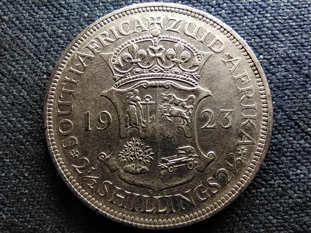 Dél-Afrikai Köztársaság V. György .800 ezüst 2 1/2 Shilling