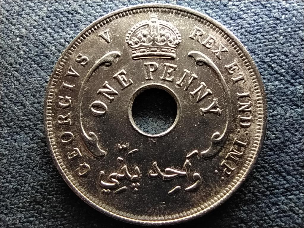 Brit Nyugat-Afrika V. György (1910-1936) 1 penny
