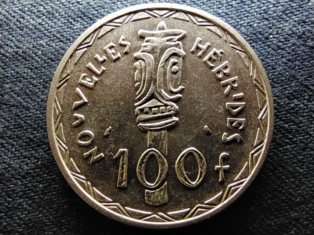 Vanuatu Angol-francia társasház (1906-1980) .835 ezüst 100 frank