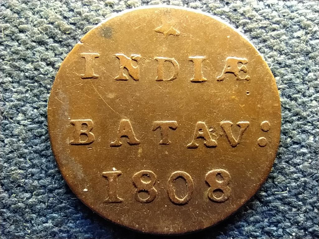 Holland Kelet India Bonaparte Napóleon (1806-1810) 1/2 duit