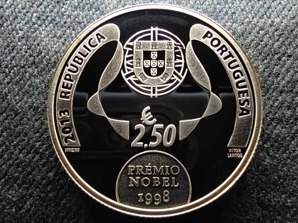 Portugália José Saramago .925 ezüst 2 1/2 Euro