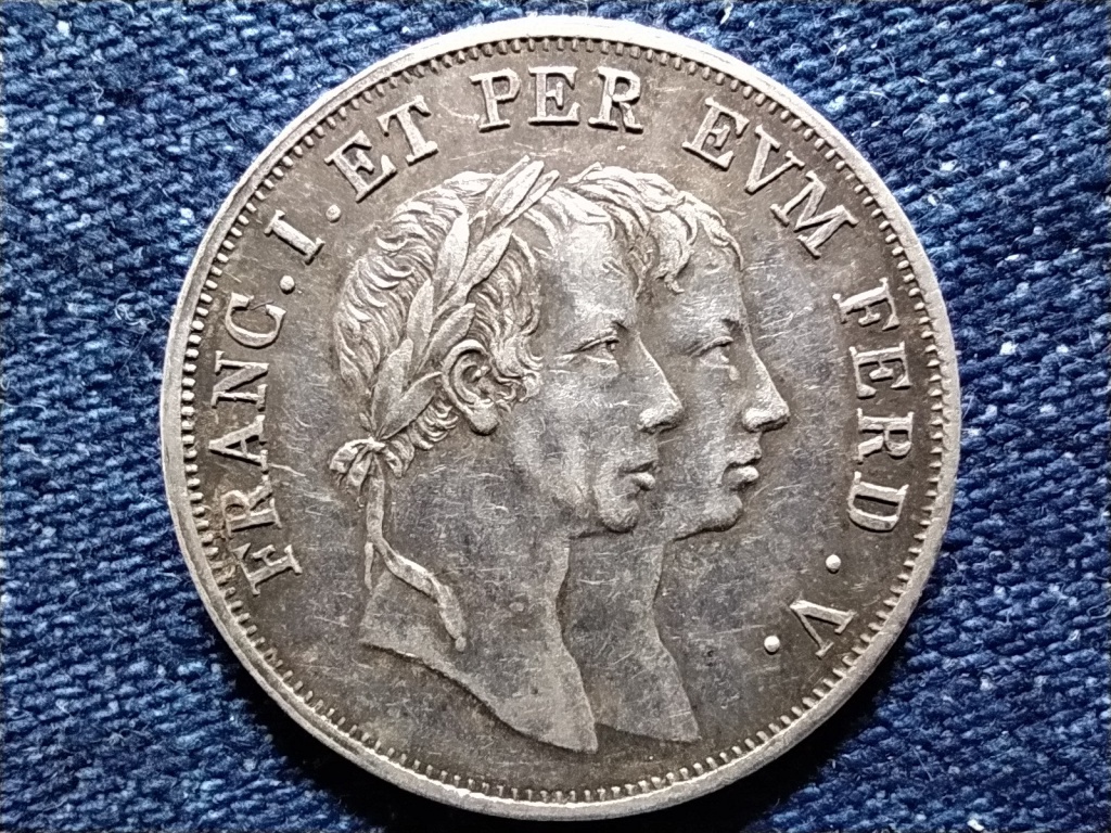 Magyarország I. Ferenc (1792-1835) Koronázási emlékérem ezüst 5,5g 24mm