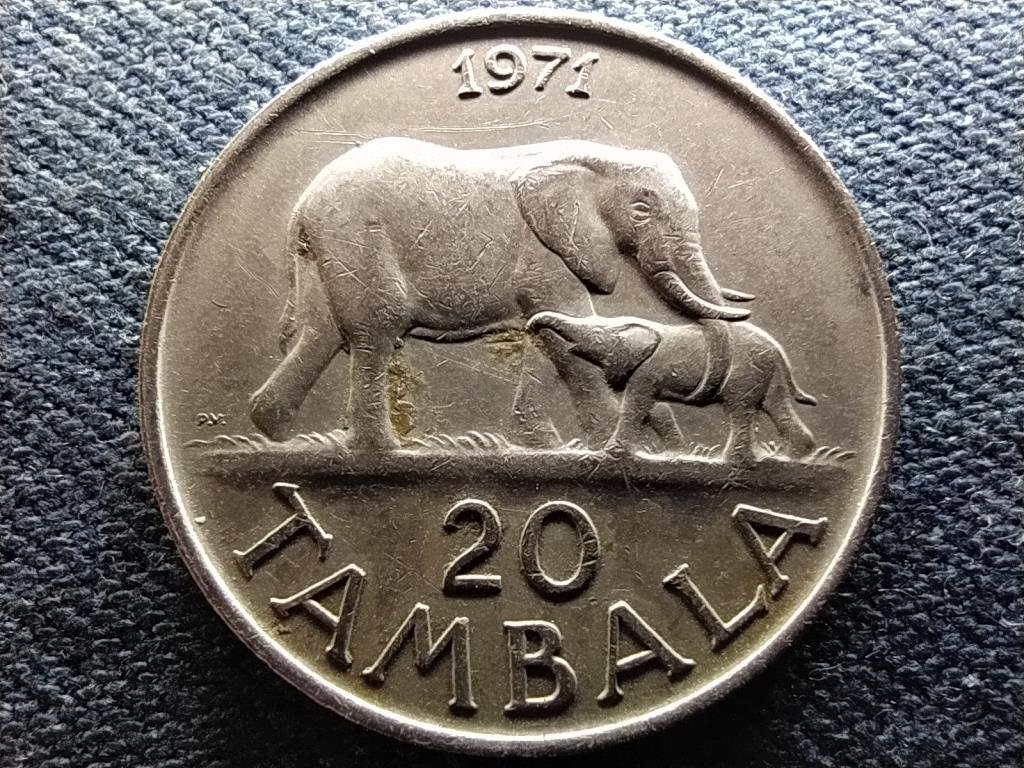 Malawi Köztársaság (1966- ) 20 tambala