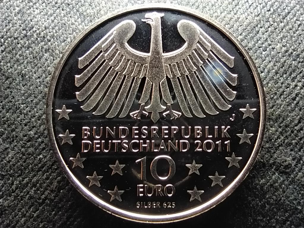 Németország 100 éves a hamburgi Elba-alagút .625 ezüst 10 Euro