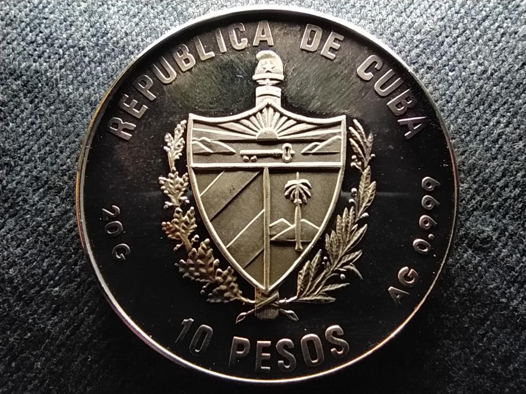 Kuba Kolumbusz első utazása .999 ezüst 10 Pezó