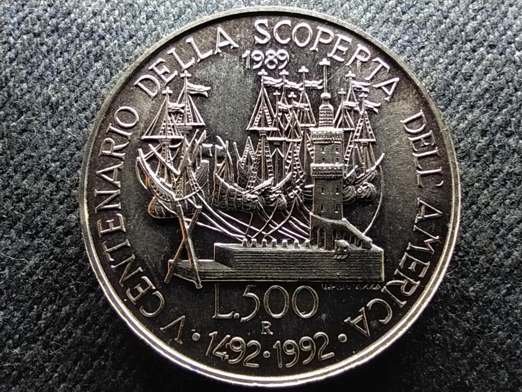 Olaszország Colombo Az indulás .835 ezüst 500 Líra
