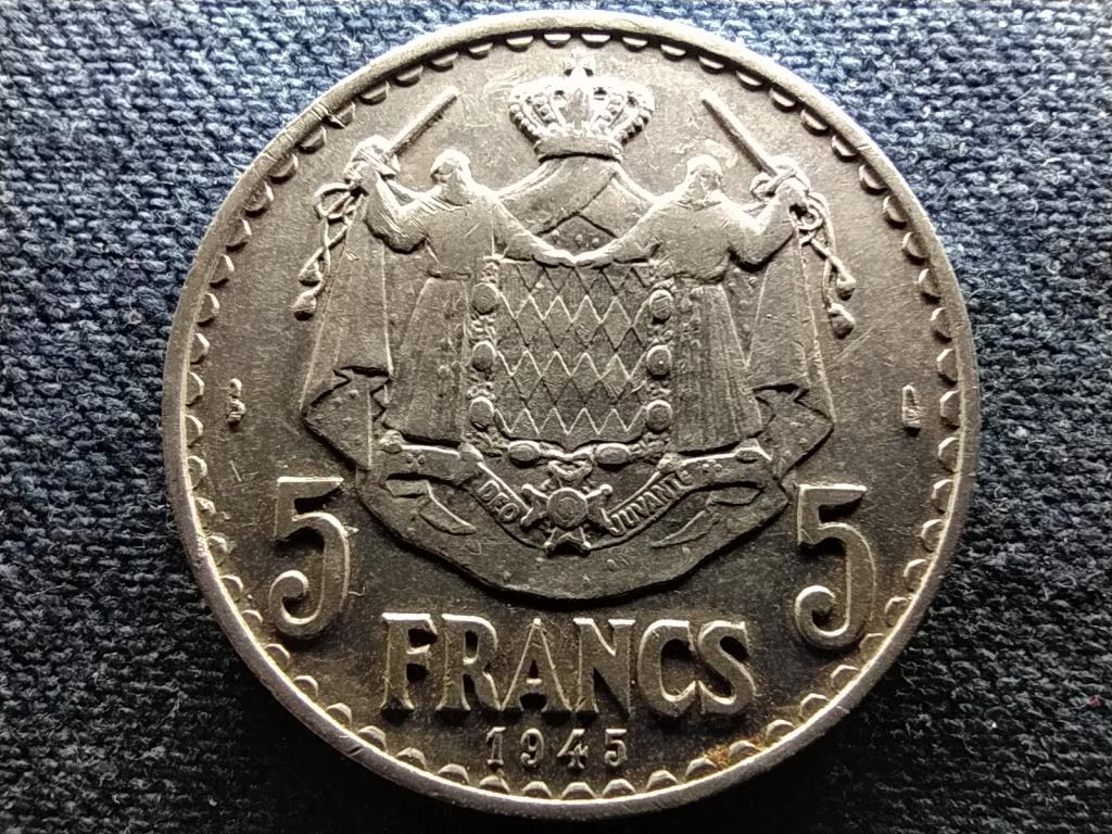 Monaco II. Lajos (1922-1949) 5 frank