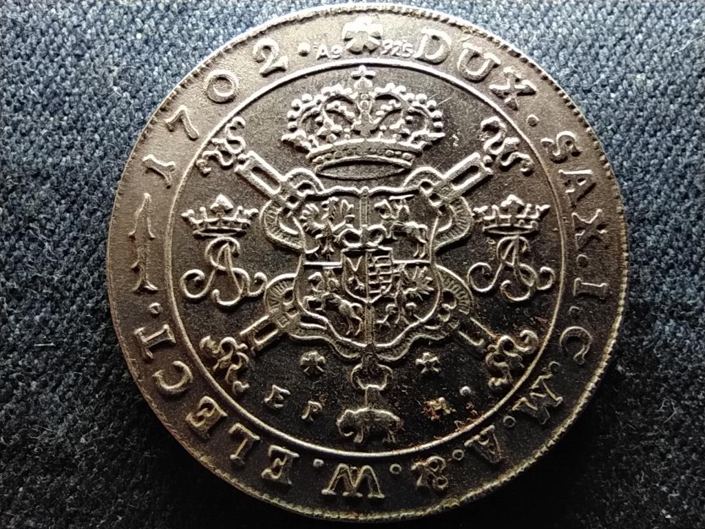 Lengyelország II. (Erős) Ágost (1697-1733) ezüst 1 talar
