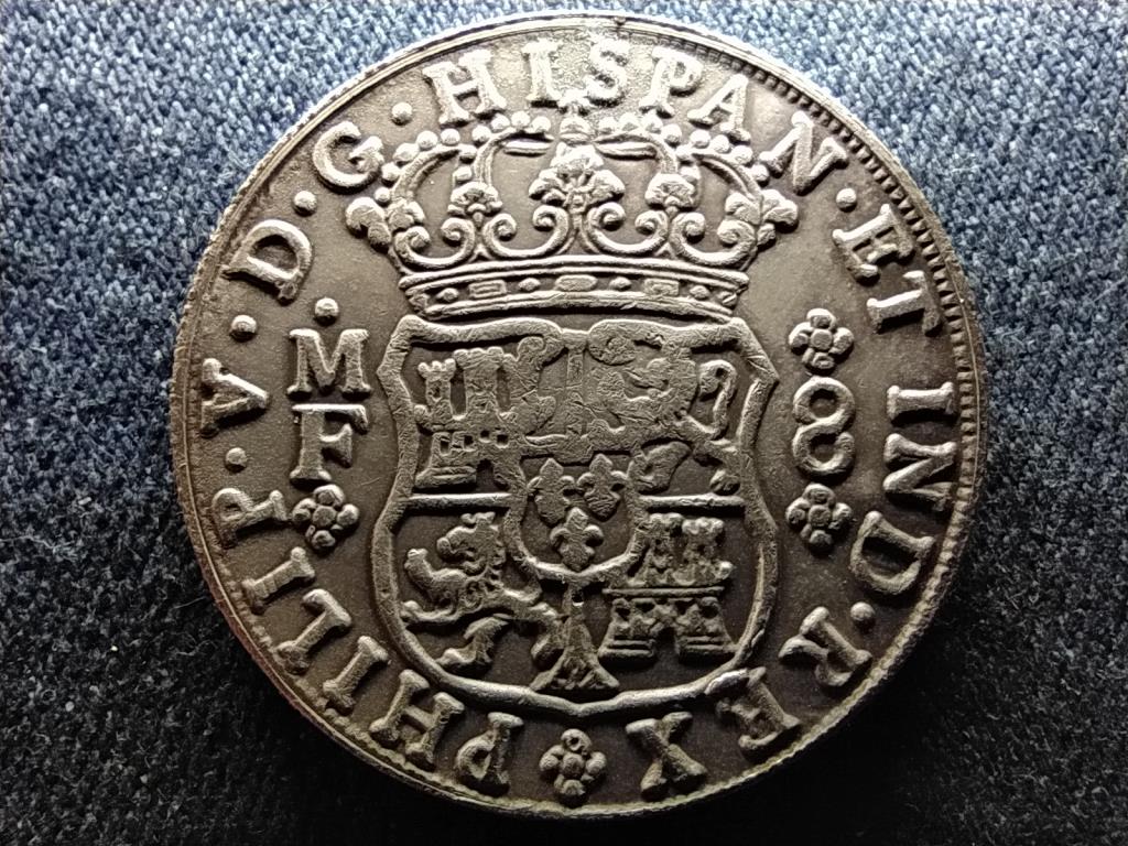 Mexikó V. Fülöp (1700-1724, 1724-1746) .917 ezüst 8 real