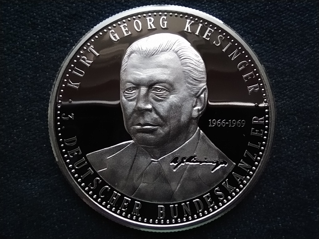 Németország Kurt Georg Kiesinger (1904-1988) .999 ezüst