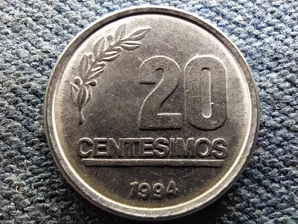 Uruguay Uruguayi Keleti Köztársaság (1825- ) 20 centesimo