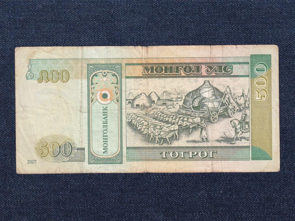 Mongólia 500 Terper bankjegy