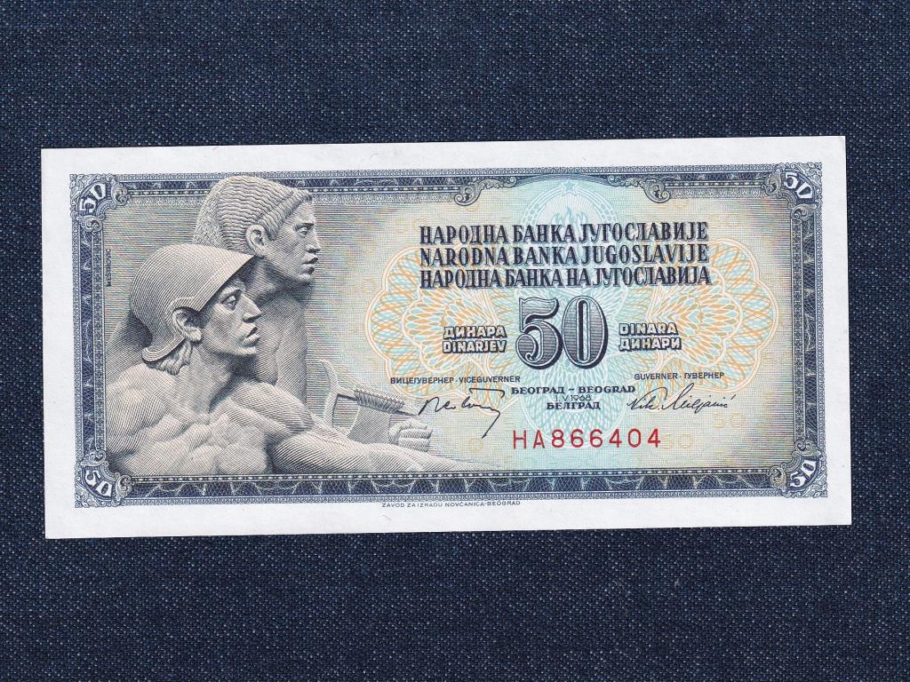 Jugoszlávia 50 dinár bankjegy