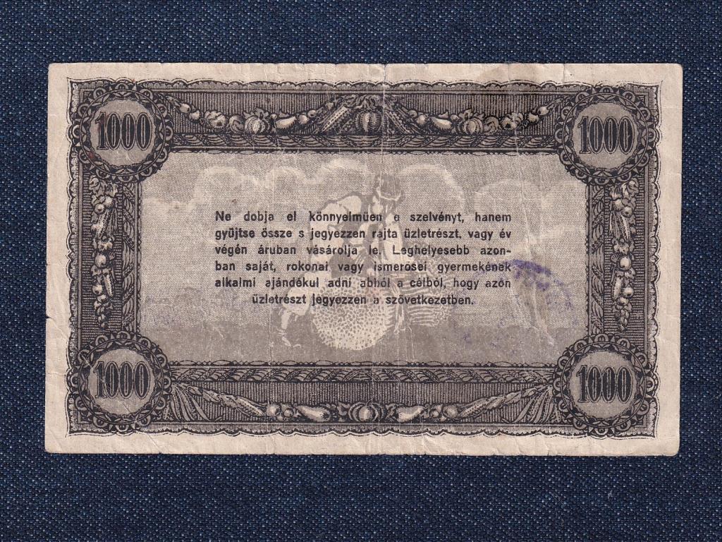 Vásárlási visszatérítés 1000 Korona bankjegy