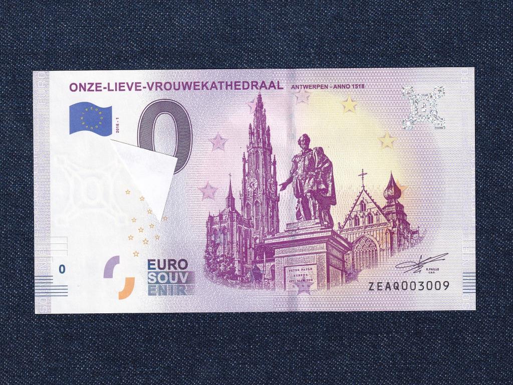 Belgium Szűzanya székesegyház Antwerpen 0 Euro fantázia bankjegy