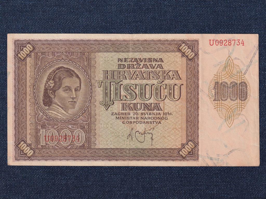 Horvátország 1000 kuna bankjegy