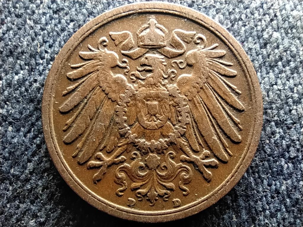 Németország Második Birodalom II. Vilmos (1888-1918) 2 Pfennig