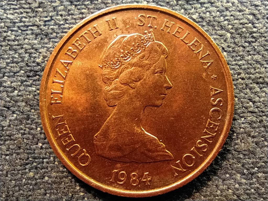 Szent Ilona Elizabeth II királynő (1952-2022) 1 penny