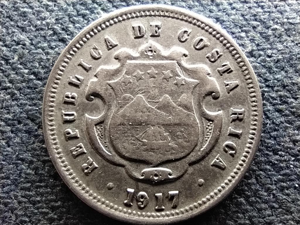 Costa Rica Első Costa Rica-i Köztársaság (1848-1948) .500 ezüst 10 Centavo