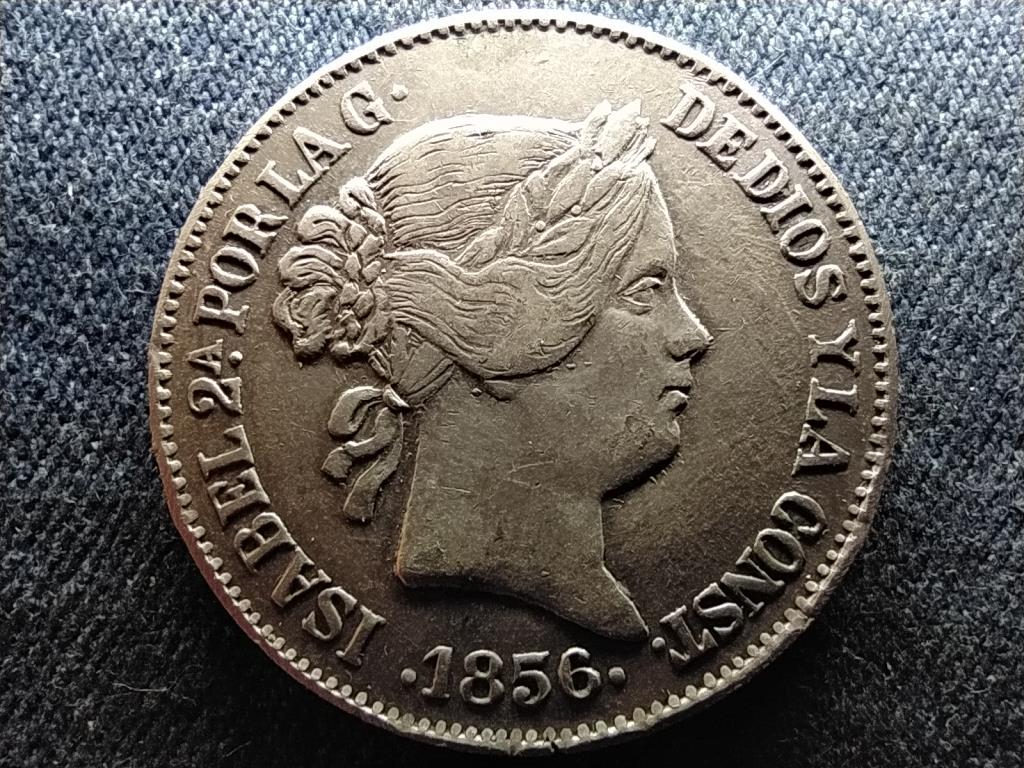 Spanyolország II. Izabella (1833-1868) .900 ezüst 20 Reál