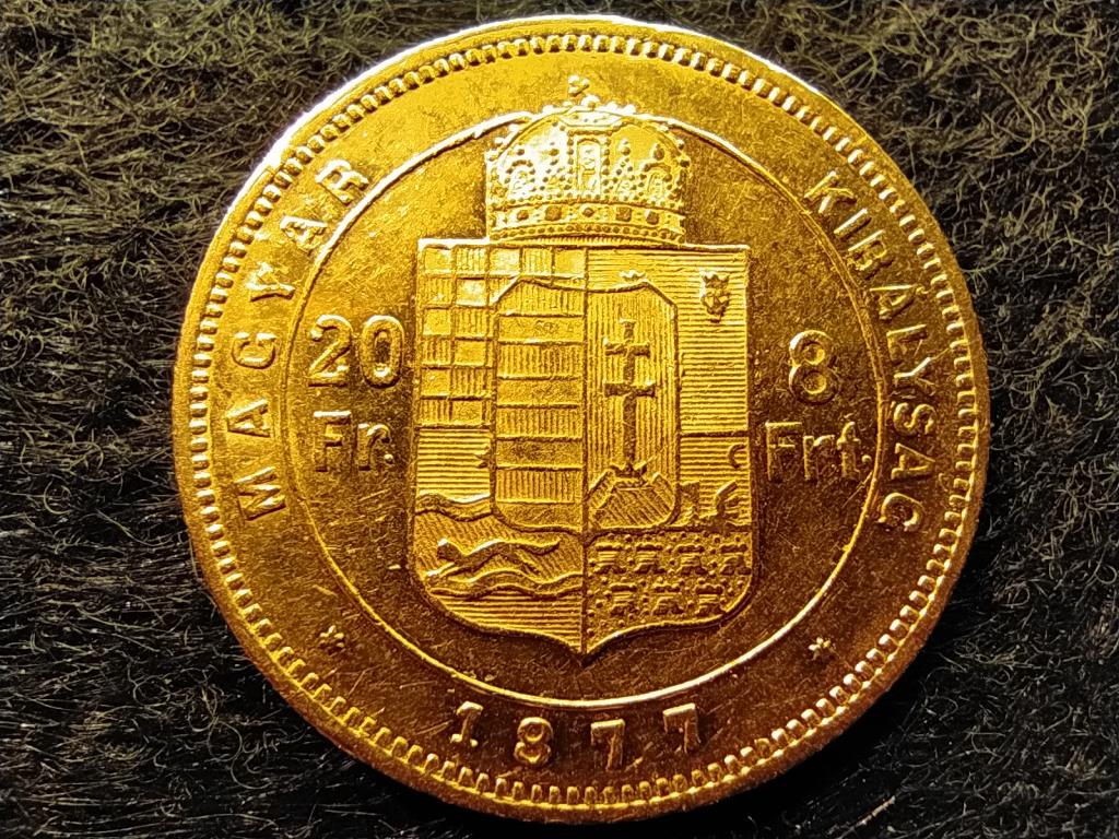 Magyarország I. Ferenc József (1848-1916) .900 arany 20 frank 8 Forint 6,45g