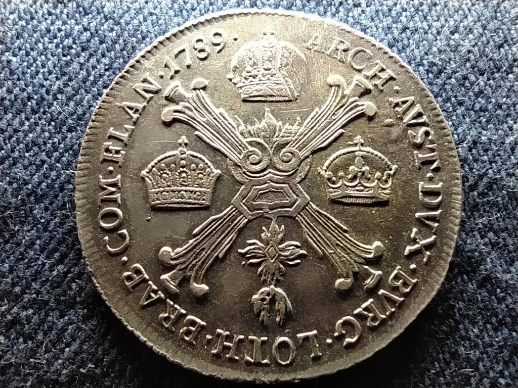 Ausztria II. József (1765-1790) .873 ezüst 1/4 Koronatallér